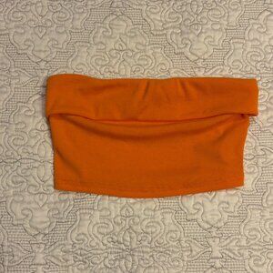 Orange Tube Top New